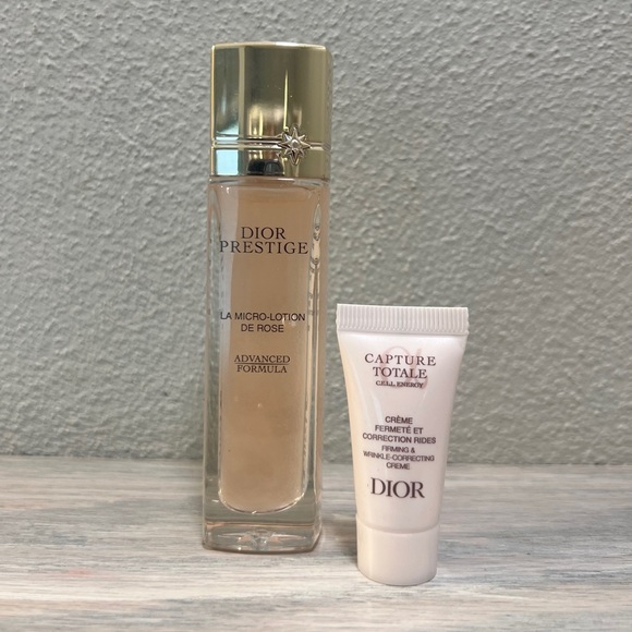 Dior Prestige La Micro-Lotion and Capture Totale Cream Set - Picture 1 of 5